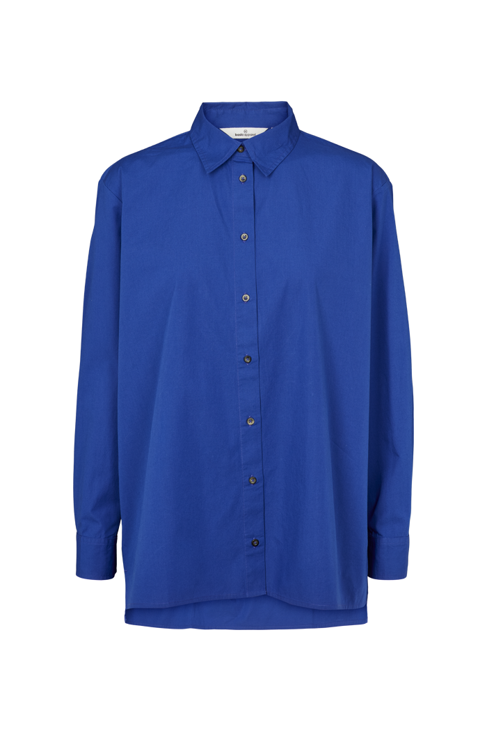 Basic Apparel Vilde Loose Shirt Shirts 713 Clematis Blue